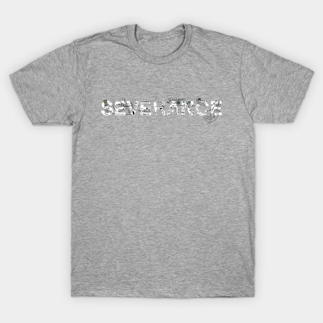 Severance with Petey's Map T-Shirt by splode